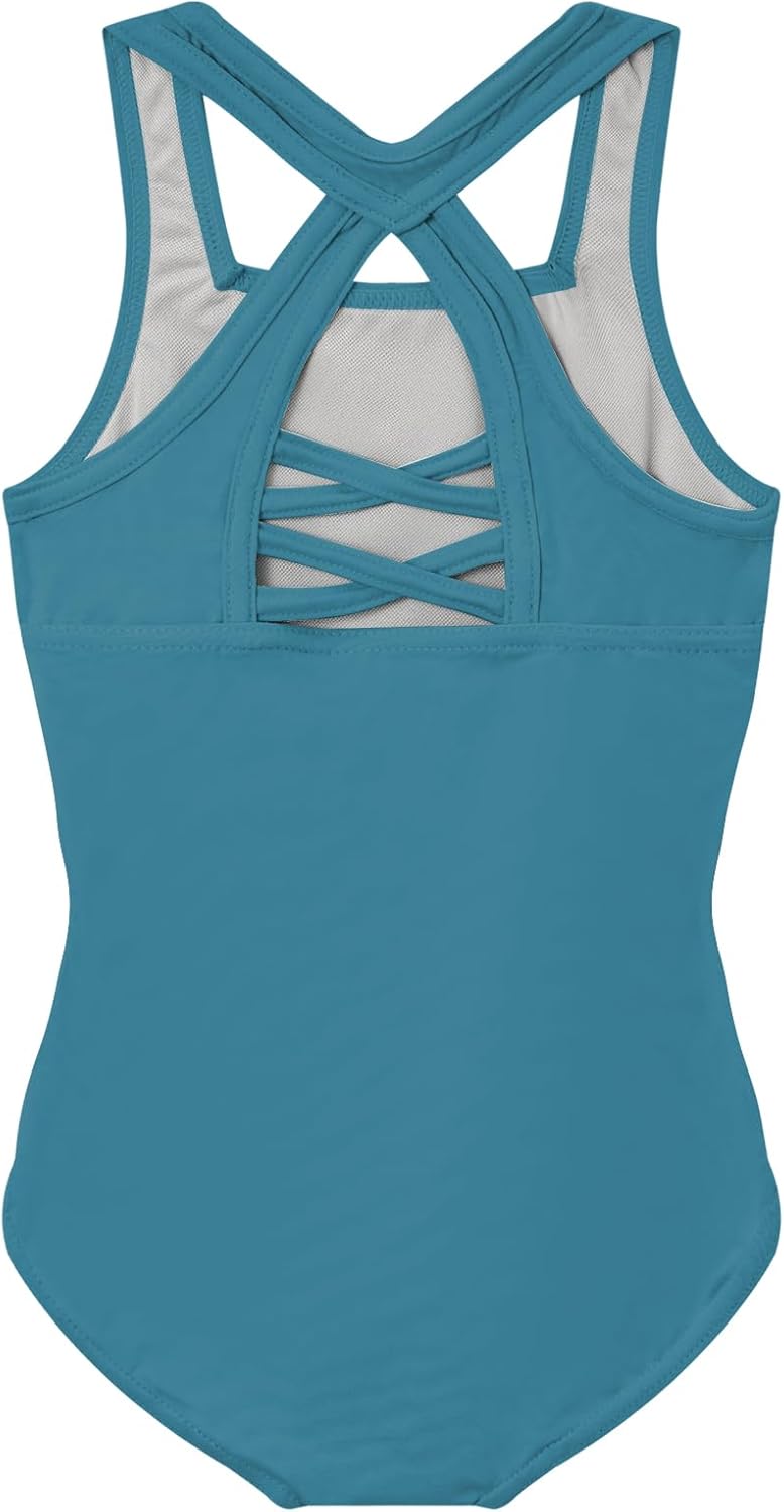 Phineein Girls Gymnastics Leotards Hollow Back Crisscross - Kids Sleeveless Ballet Dance Fancy Leotard - Image 6