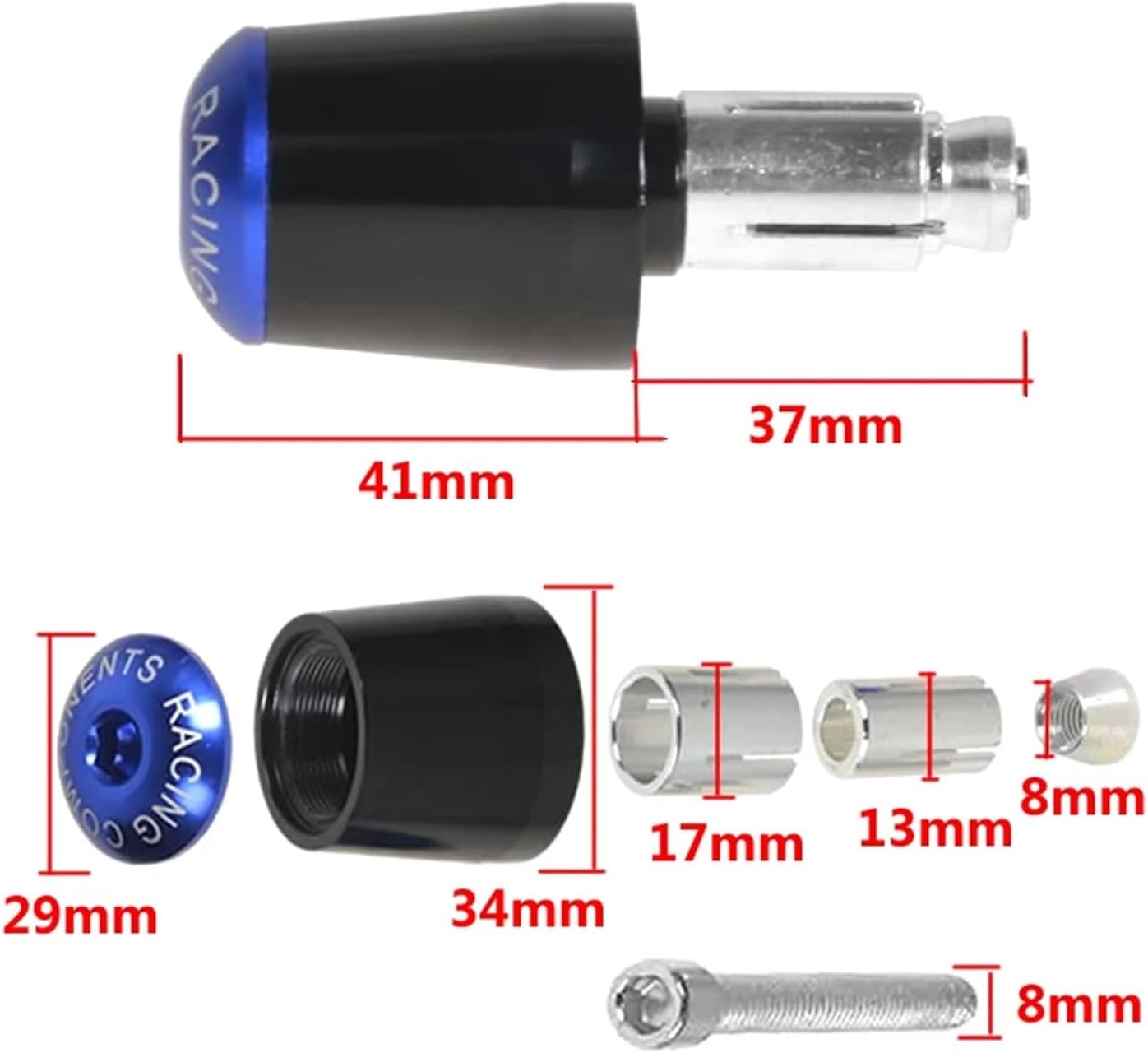 オートバイハンドルバーエンドグリップキャップ オートバイハンドルバーエンドプラグ ヤマハ Xmax 250 Xmax300 Tdm グリップ交換（ オートバイハンドルバーエンドグリップキャップ オートバイハンドルバーエンドプラグ ヤマハ Xmax 250 Xmax300 TDM