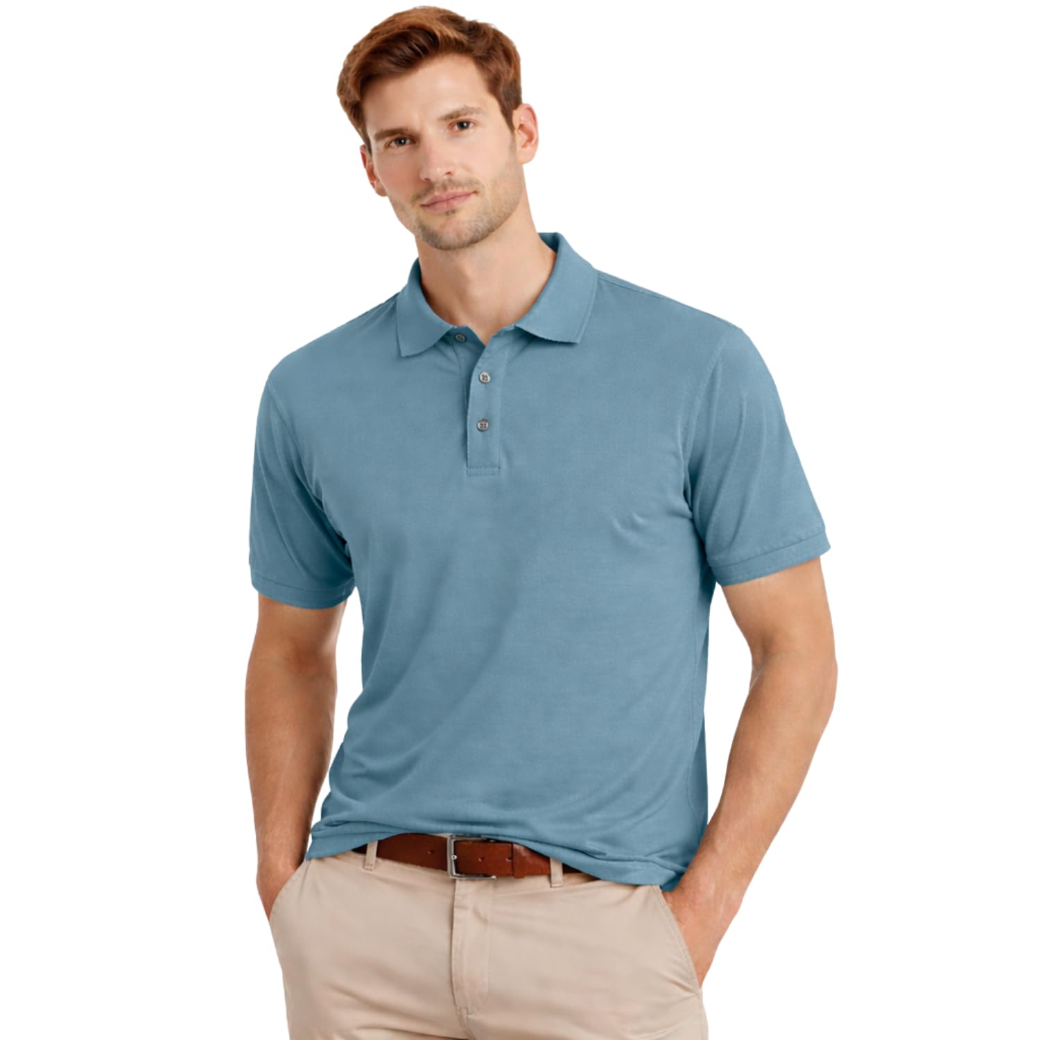 Sap Matty Fabric Men’s Polo T-Shirt | Premium Cotton Blend | Soft, Breathable & Durable | Regular Fit Casual & Office Wear T-Shirt for Men-picture-27