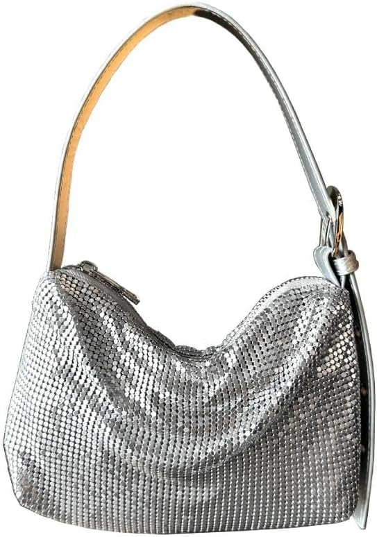 Gold Clutch Purses for Women Evening Purses Rhinestone Handbag Hobo Bag Glitter Prom Shoulder Bags