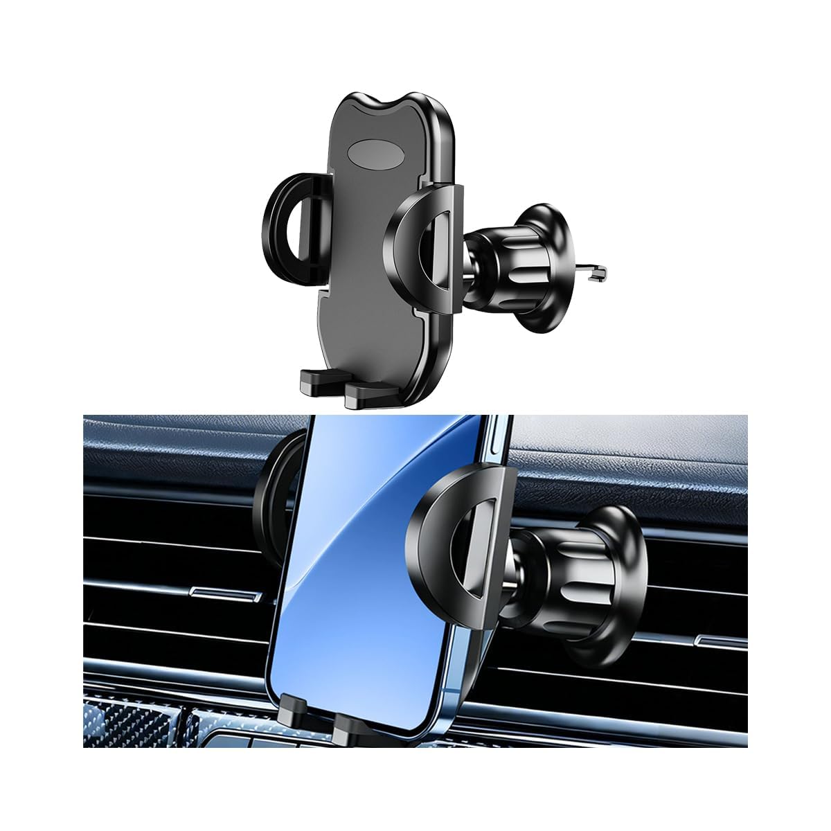 Tryagat Car Phone Holder Air Vent Clip Rotatable Stable for Cupra Tavascan 2026 2025 2024 2023, Auto Mobile Mount Shockproof Cradle Silicone