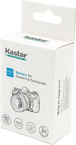 Miniatura 6 de Kastar Paquete de 1 batería y cargador cuádruple compatible con Canon VIXIA HF S30, VIXIA HF S100, VIXIA HF S200, VIXIA HF10, VIXIA HF11, VIXIA