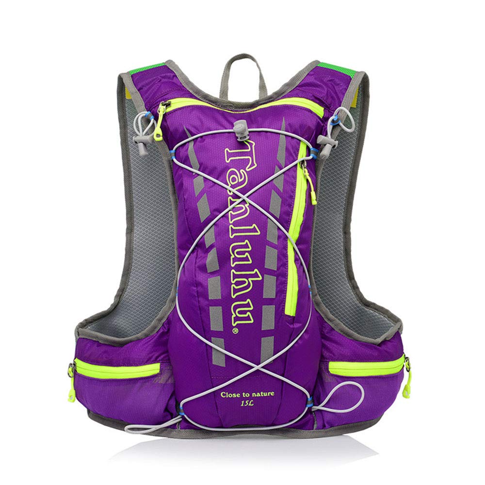 Wszzb Water Bag Backpack Cycling Running Backpack Breathable Bicycle Cross Country Marathon Water Bag Backpack 17X20X42Cm