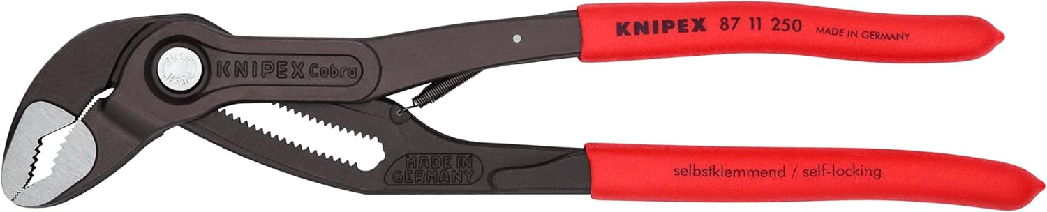 KNIPEX 87 11 250 Spring Handle Cobra Pliers