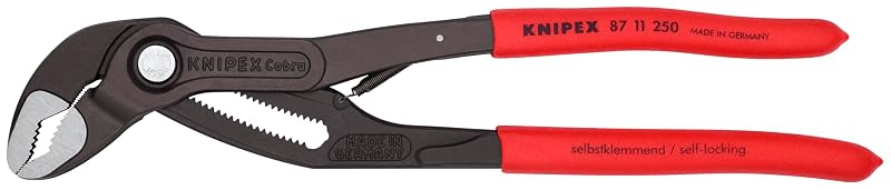 Alicate Bomba d’Água KNIPEX Cobra com Ajuste Automático e Cabo com Mola 87 11 250
