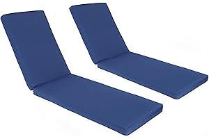 Chaise Lounger Cushion: Outdoor Patio Comfort