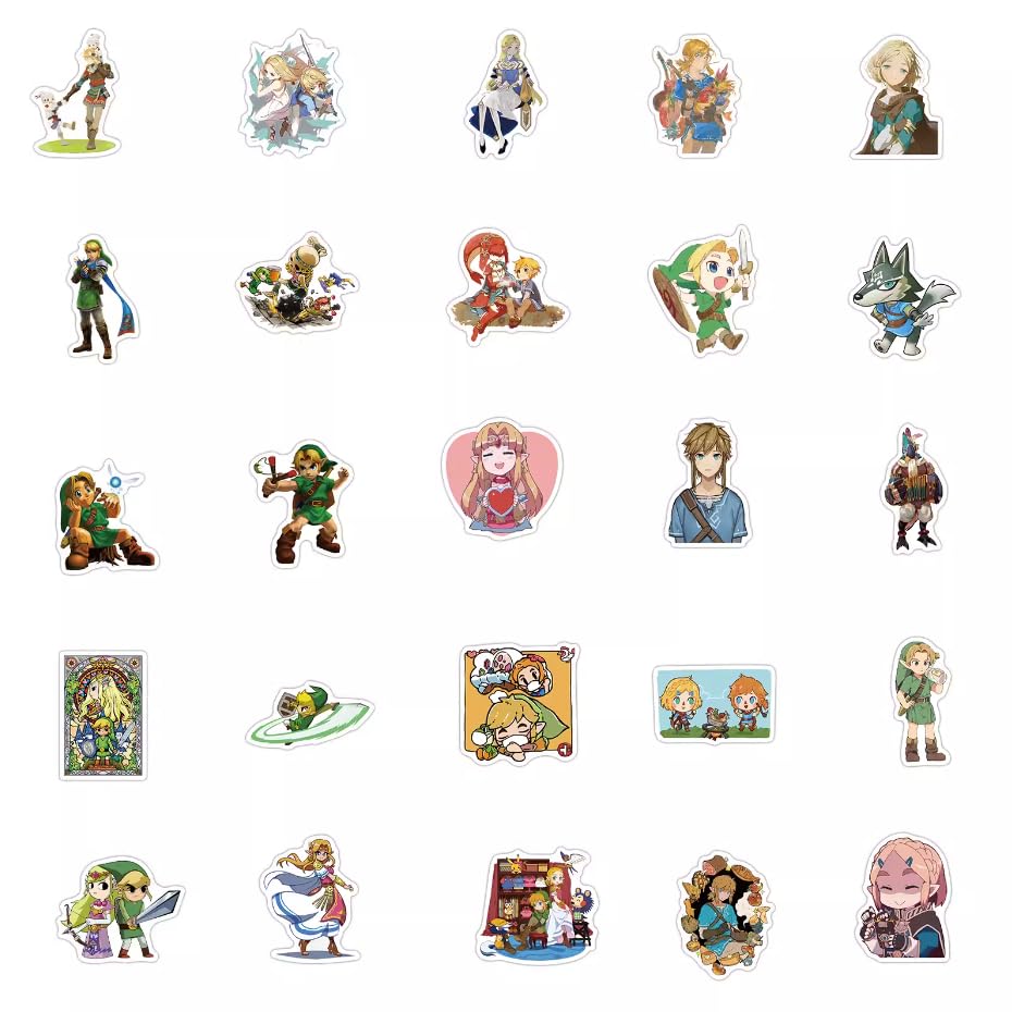 Amazon.co.jp: SRIMU ゼルダの伝説 手帳シール ノートステッカー 和紙