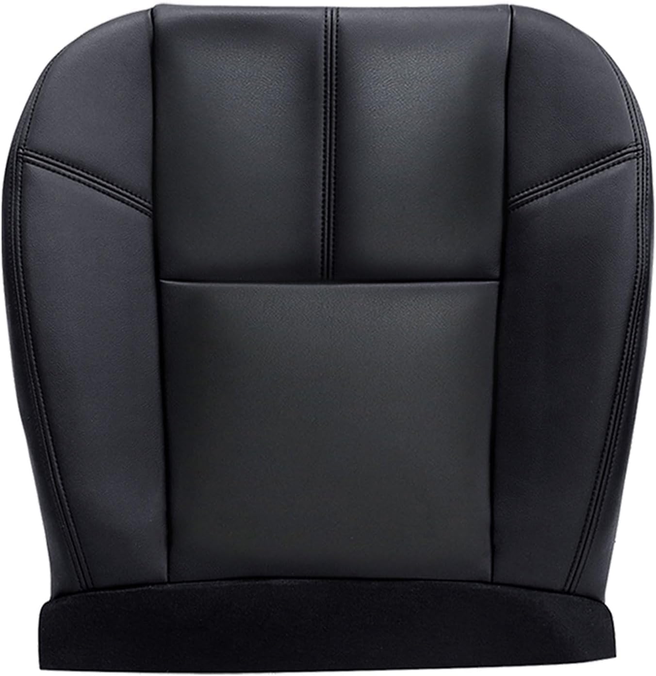 2007 To 2012 Chevy Silverado Driver Bottom Leather Seat Cover Black - Foto 8