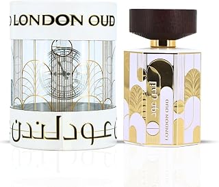 Ard al Zaafaran London Oud Eau De Parfum Spray 100ml (3.4 oz) Long Lasting Arabian Perfumes For Women, Signature Ladies Perfume with Vanilla, Iris, Cinnamon & Oud Notes - Exotic & Refined Fragrance