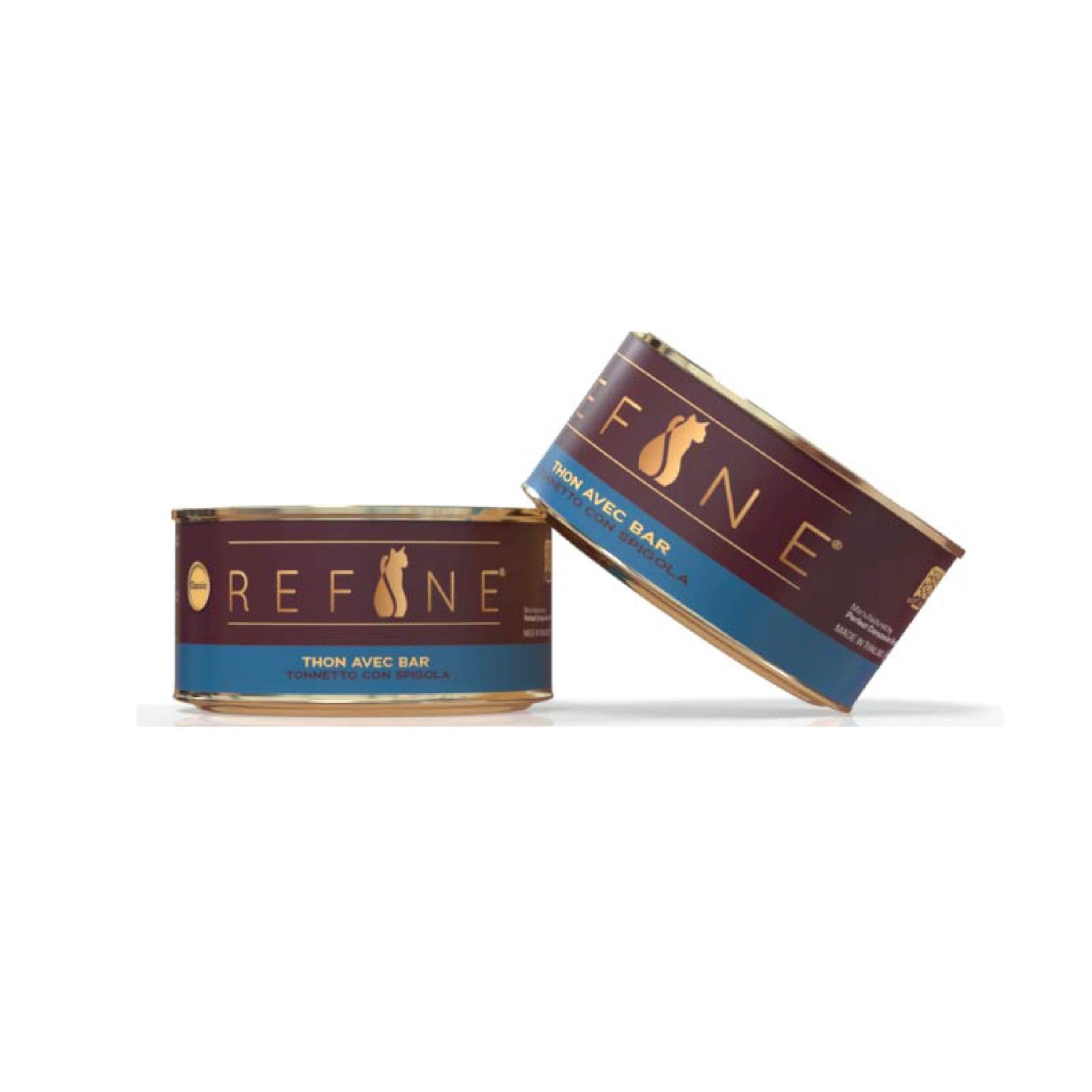 Refine Kedi Konservesi Levrekli Ton Balığı 85 gr