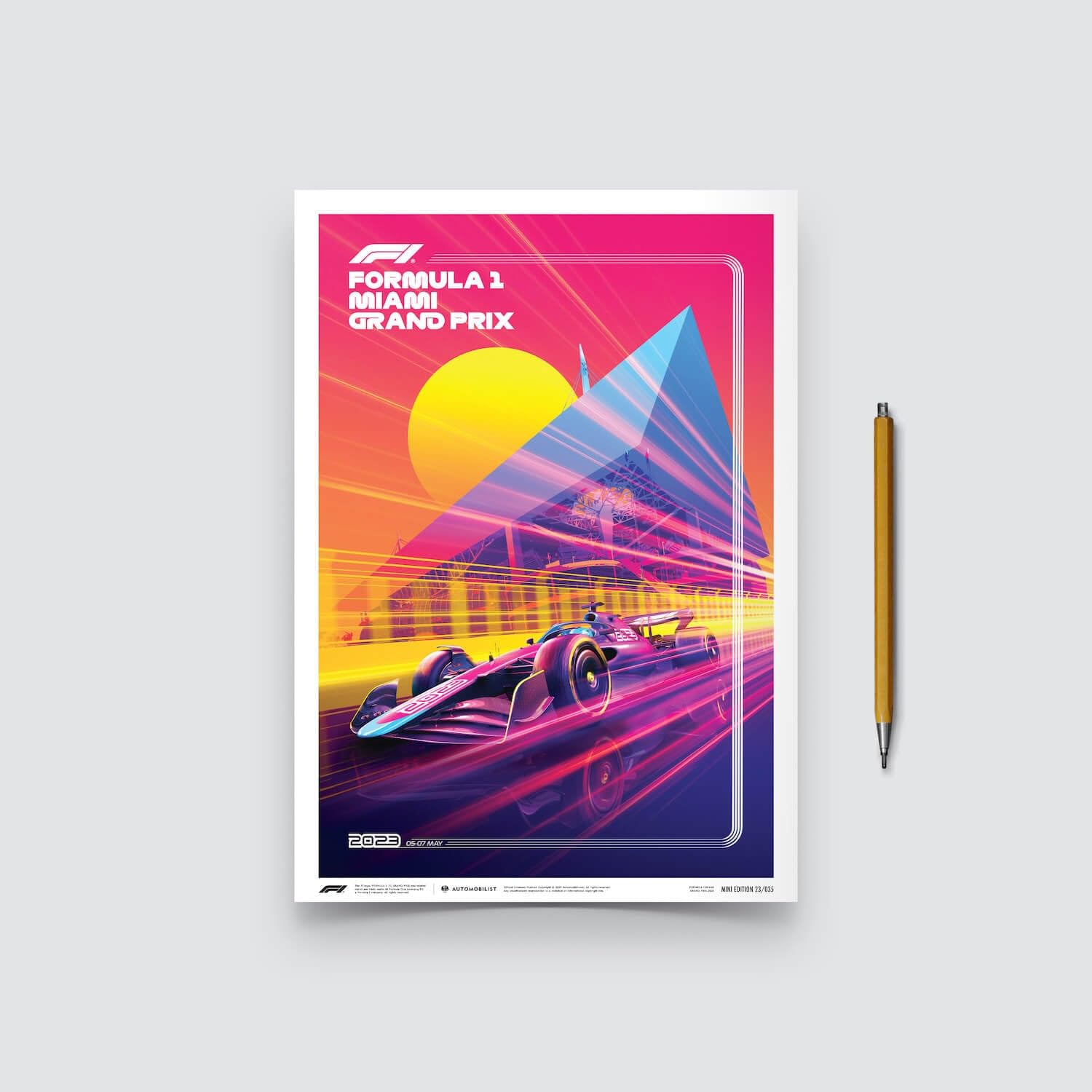 Formula 1 - Crypto.com Miami Grand Prix - 2023 | Limited Edition :  Amazon.co.uk: Sports & Outdoors