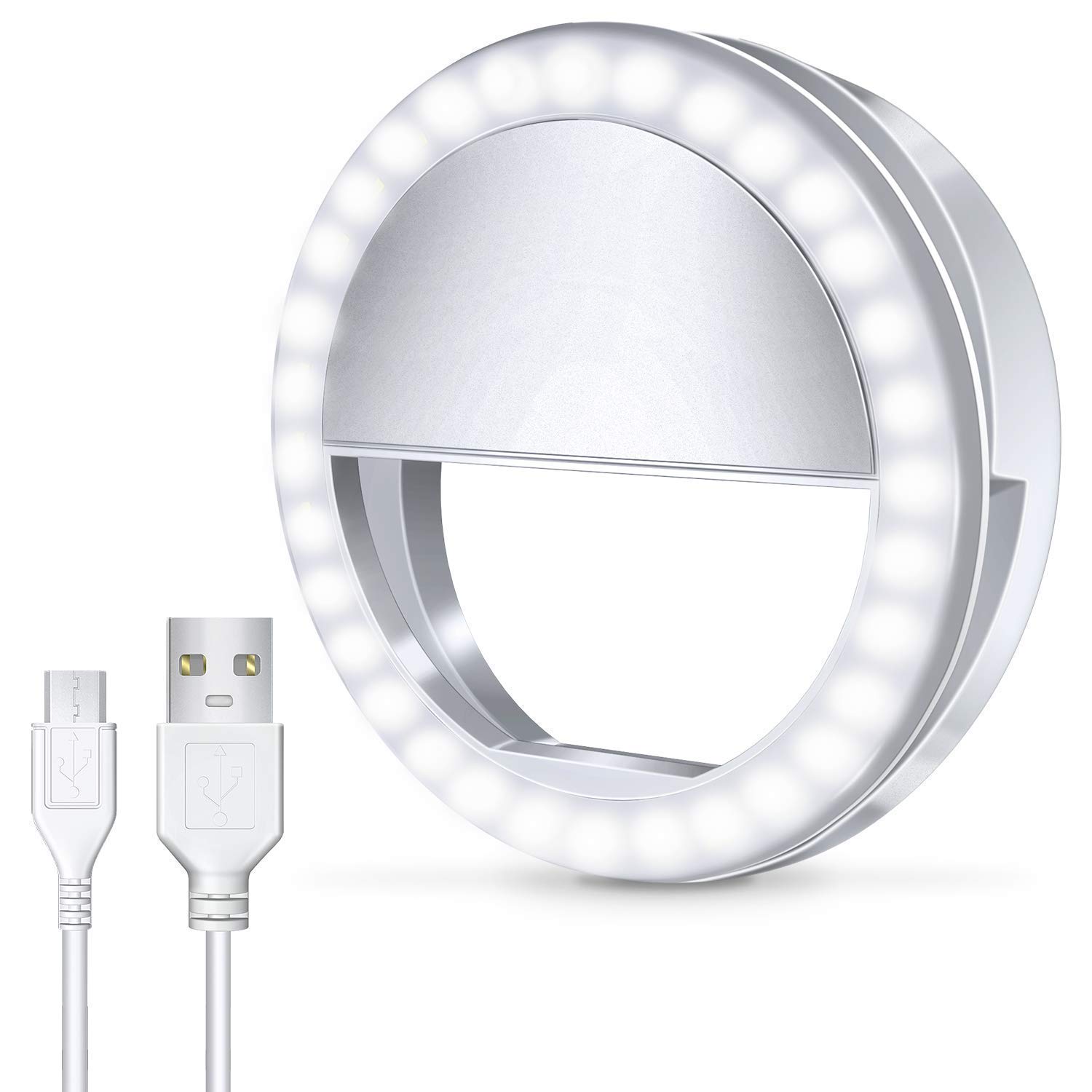 Mabron (New Model) Elegant Portable Flash 36 Led Camera Enhancing Photography Selfie Ring Light for Phone Camera Photography Video, BatteryPowered Clip-image-35