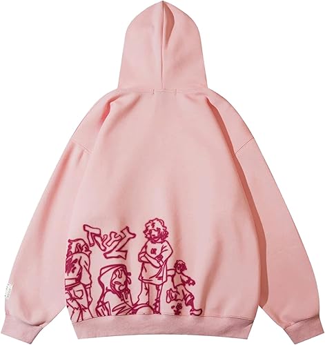 Miniatura 2 de Aelfric Eden Mens Graphic Hoodies Y2k Hoodies Oversized Streetwear Hoodie Sweatshirt Casual Harajuku Hooded Pullover