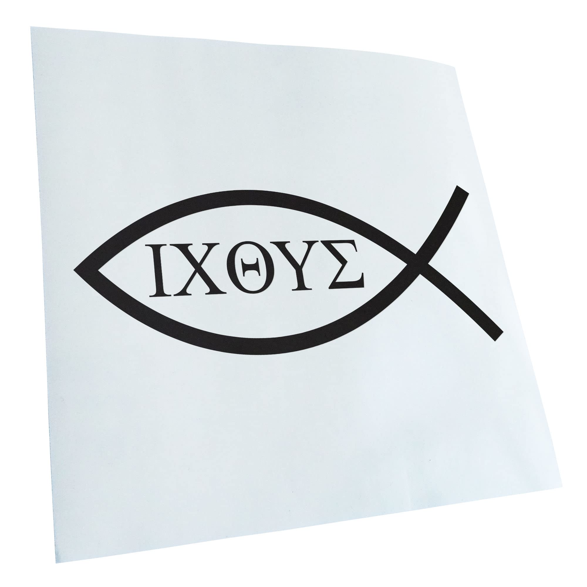 - Car Sticker - Christianity - Fish Sticker for Car, Laptop, Bicycle, Truck, Motorcycle, Multicoloured JDM Decal Racing