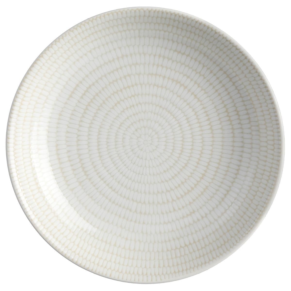 Secret de Gourmet - Lot de 6 Assiettes Creuses Rice 20cm Blanc