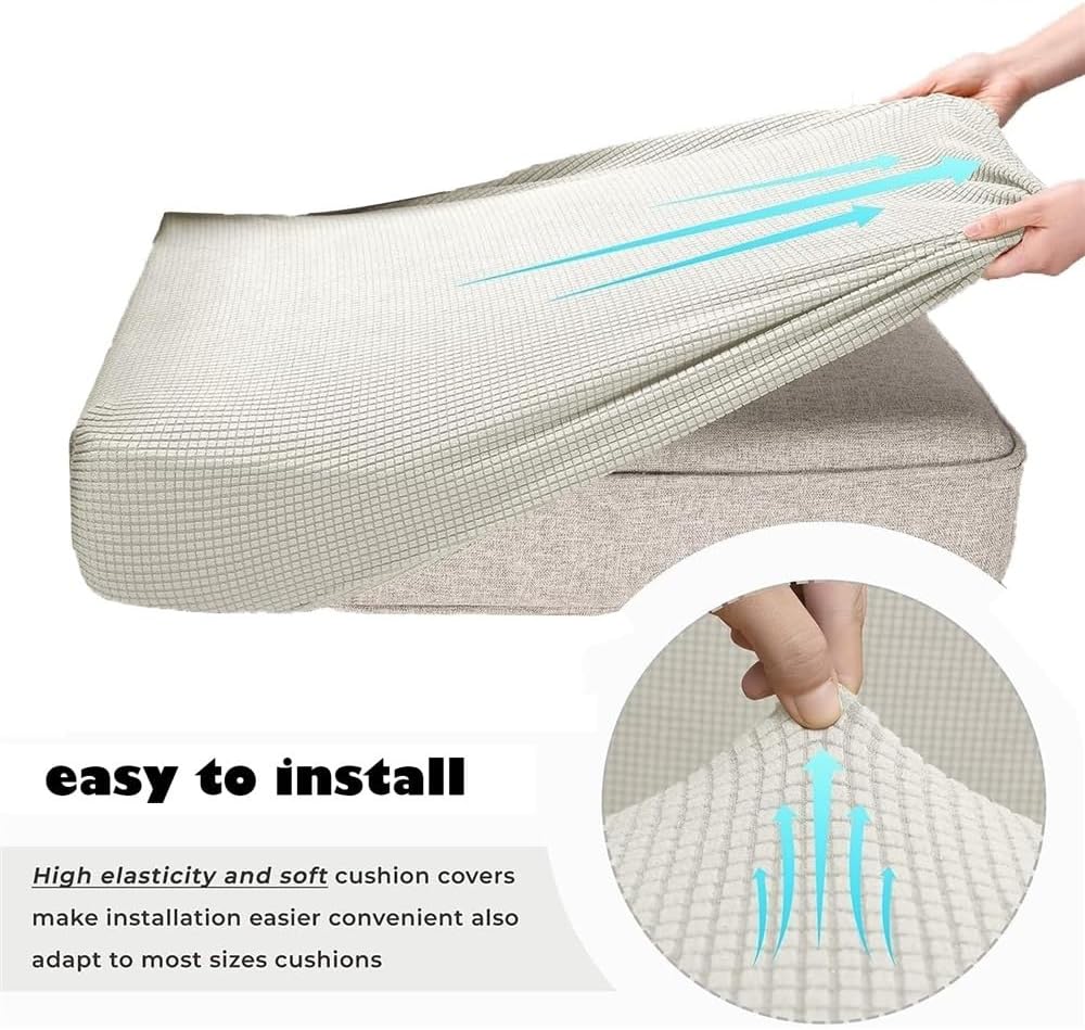 High Stretch RV Dinette Cushion Covers 1/2 Sets All Inclusive RV Couch Cover Backrest Cover RV Booth Seat Cover Jacquard Camper Car Bench Cover Sofa Slipcover (Color : Matcha, Size : 2 Sets)