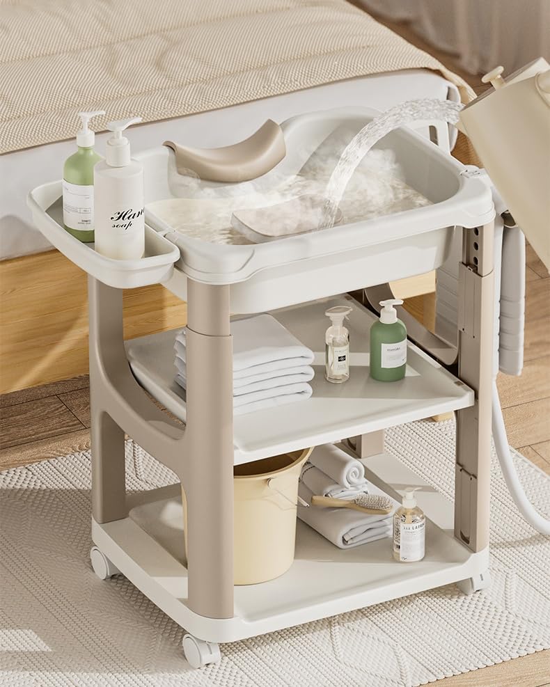 Portable Hair Washing Basin for Bedridden - Shampoo Bowl Basin at Home for the Elderly, Portable Hair Washing Station for Pregnant Women, Kids, Disabled, Injured, Seniors and Disabled Patients in Bed