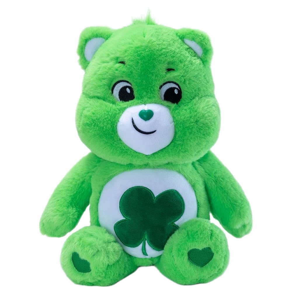 Simba Care Bears Glücksbär, Plüschtier, 35 cm, +0 | Charakter Care Bears; Glückssymbol; extra weicher Stoff; ideal zum Umarmen; 35 cm