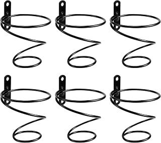Paquete de 6 estantes de vino montados en la pared - de vino rojo con tornillos, organizador de metal para vino