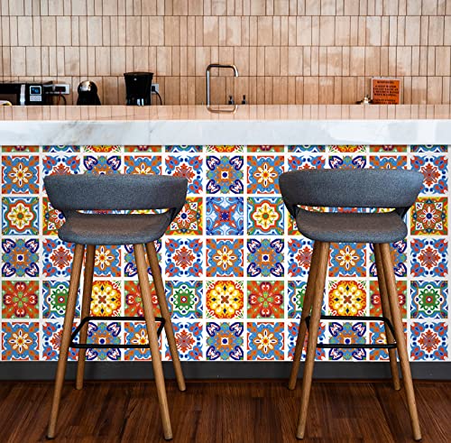 Idomural Peel And Stick Wallpaper Morocco Removable Self Adhesive Wallpaper Renter Friendly Stick On Backsplash For Kitchen Cabinet Home Decor 17.7In X 118In #TOP4