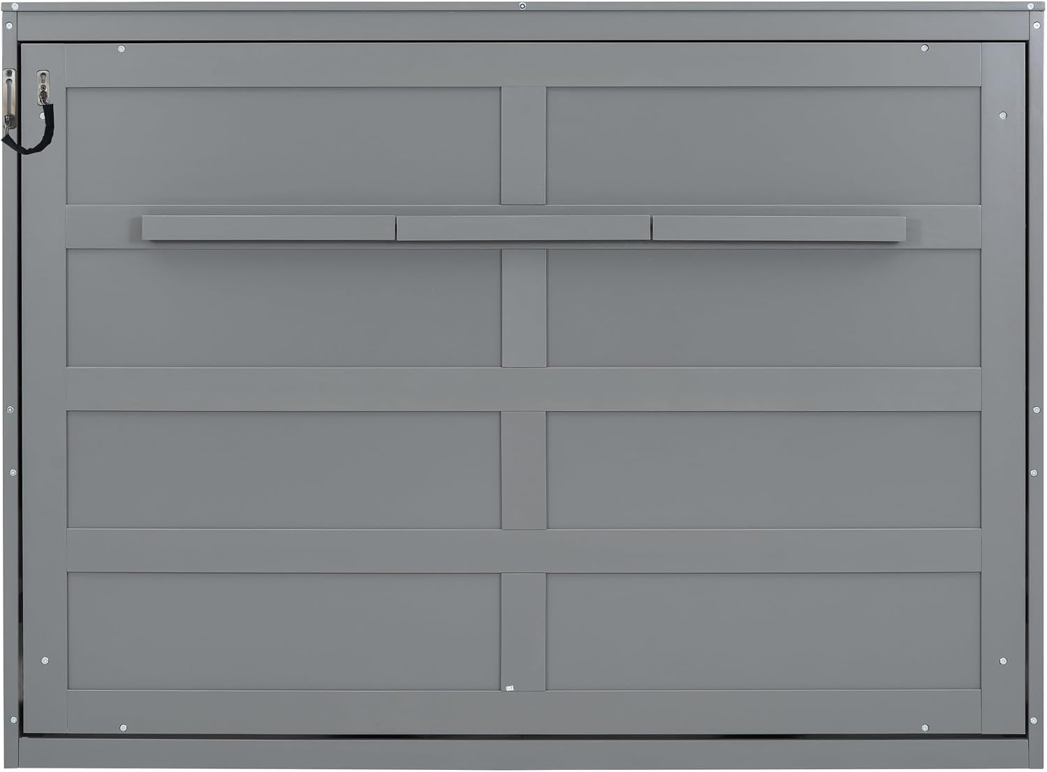 Side view of the Murphy bed mechanism during folding.