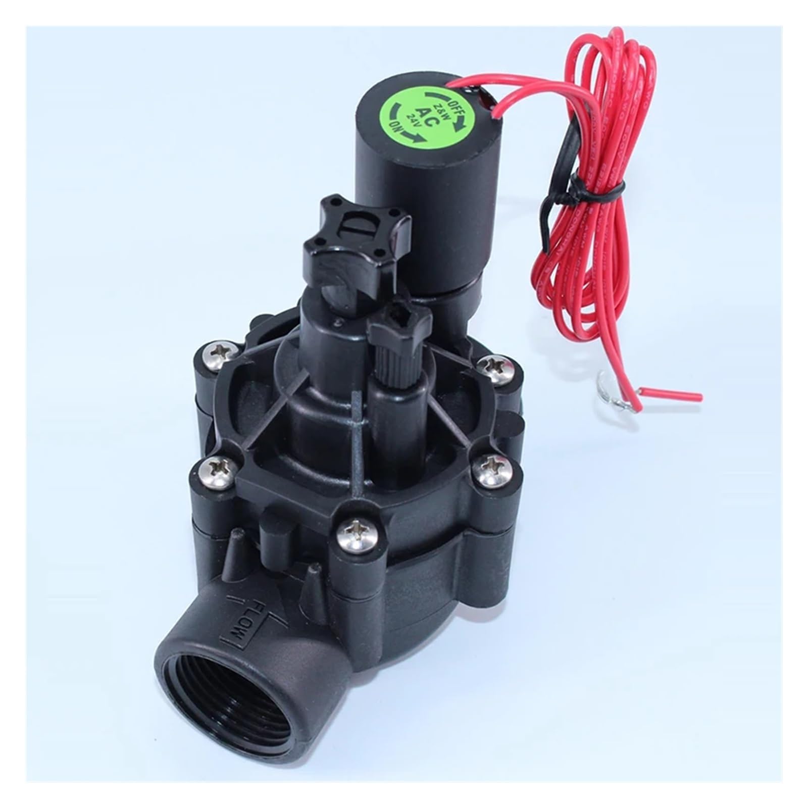 Elektromagnes do nawadniania wody 1-1/4" 1-1/2" z regulacją przepływu 220 VAC 24 VDC 24 VAC DC z blokadą (12 VDC - normalnie zamknięty, 1,25 cala)