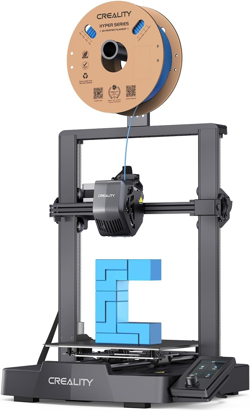 CrealityEnder 3 V3 SE 3D Printer, 250mm/s Faster Printing Speed CR Touch Auto Leveling Sprite Direct Extruder, Dual Z-Axis Auto Filament Loading Ender 3D Printer, Print Size 8.66x8.66x9.84 inch