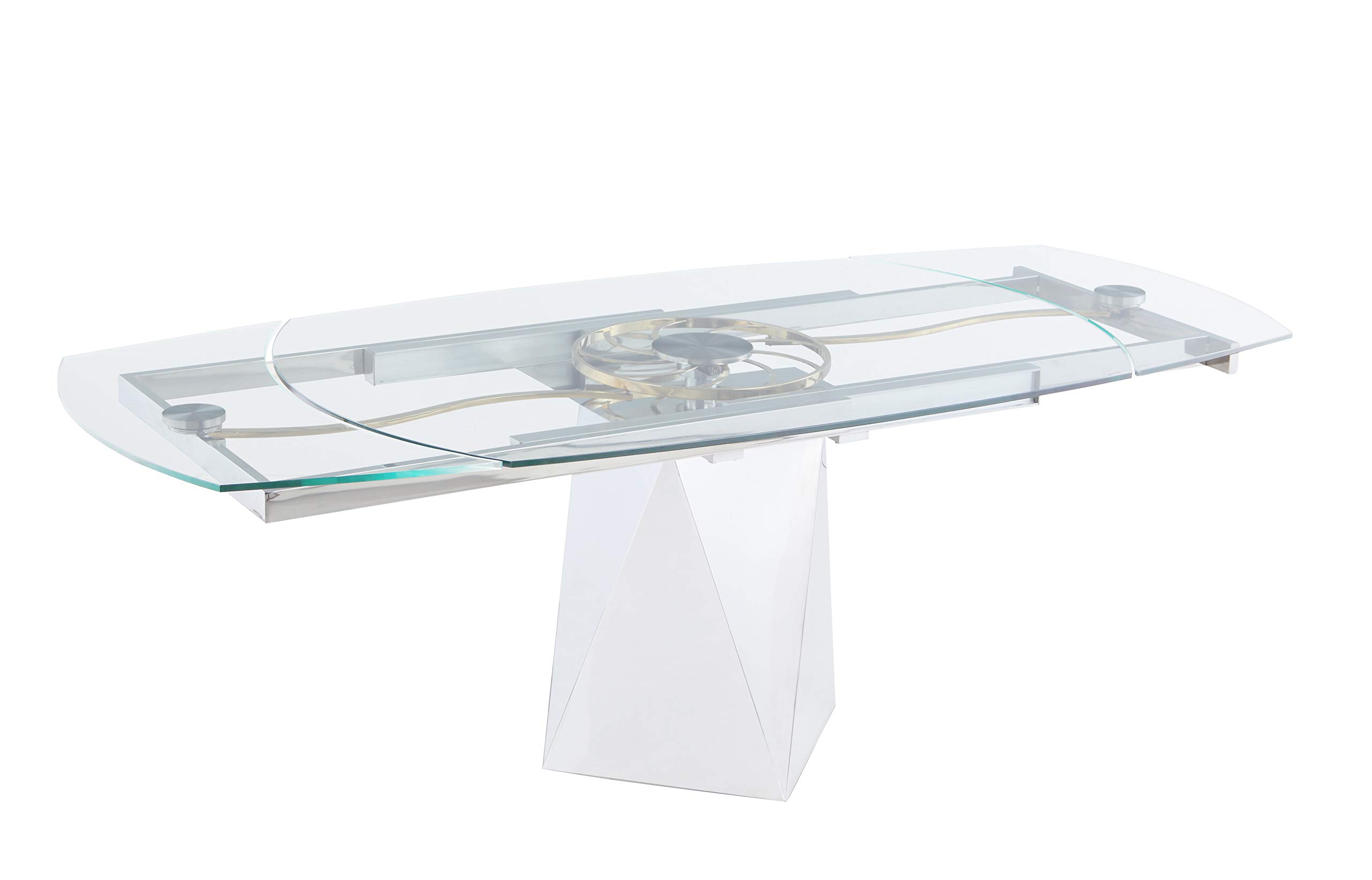 Ariela Dining Table, Silver