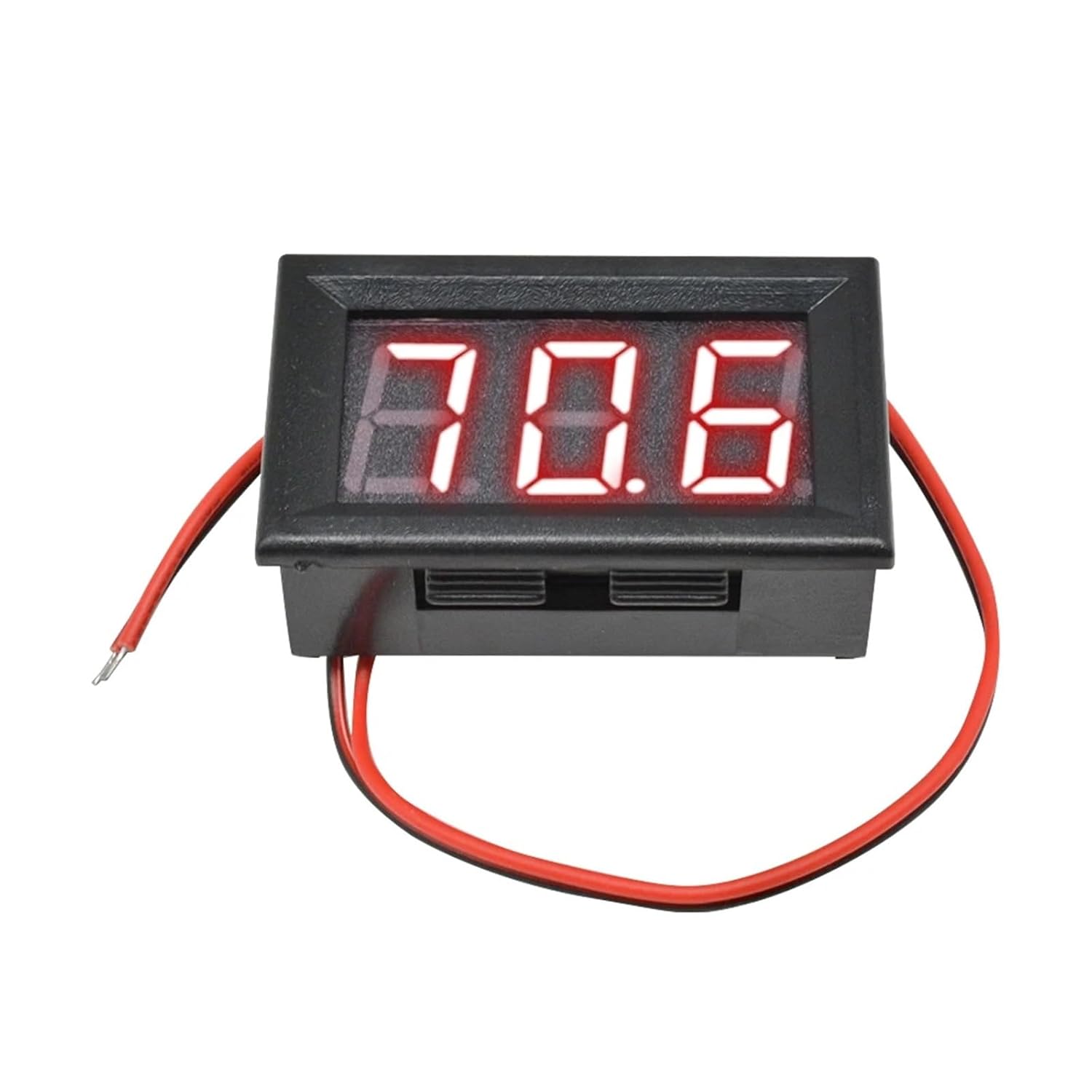 0.56" AC LED Digital Voltmeter 70-500V Voltage Meter Auto Car Mobile Power Voltage Tester Detector Red/Green/Blue Screen Meter(Green)
