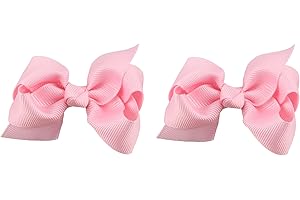 Charming Pink Bow Clips: Adorning Hair with Elegance