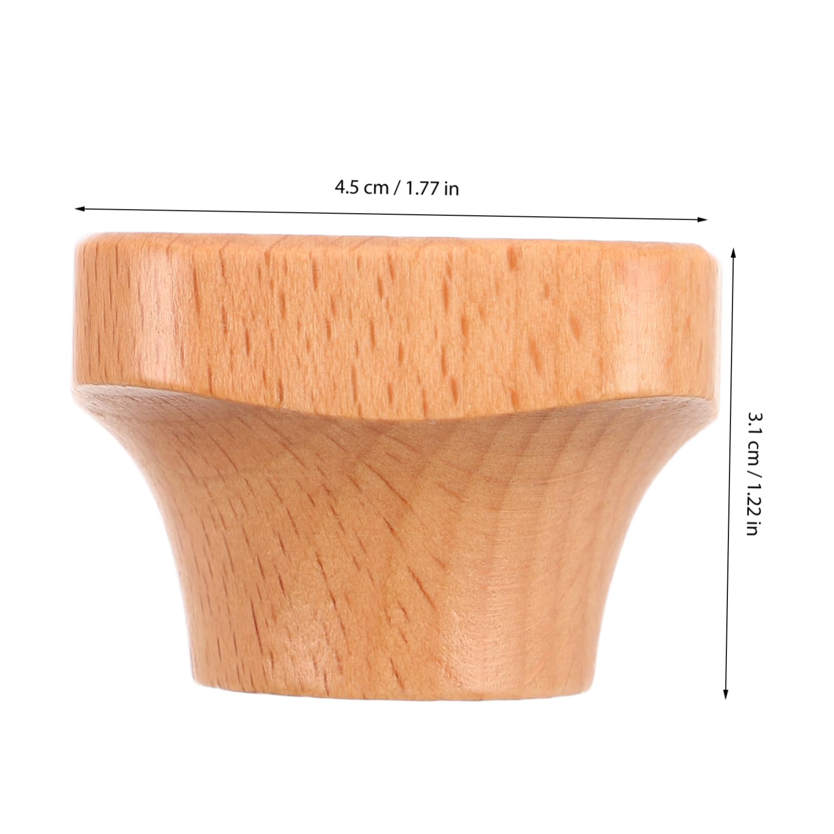 Yardwe Wooden Pot Lid Knob Replacement Handle for Cooking Supplies Lightweight Beech Design for Camping Outdoor Barbecues and Home Use