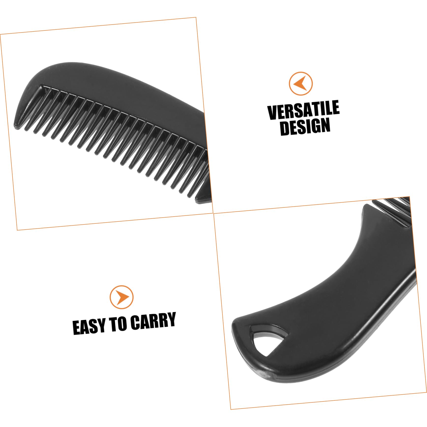 NULYLU Men's Beard Comb Styling Tool Precision Design Travel-friendly Hair Care Durable Material