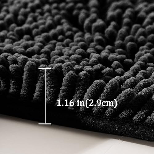 Miniatura 2 de SONORO KATE Alfombra de Baño, Tapete de Baño Antideslizante, Alfombras de Baño Suaves, Acogedoras, de Pelo Largo y Gruesas para Baño, Alfombras de