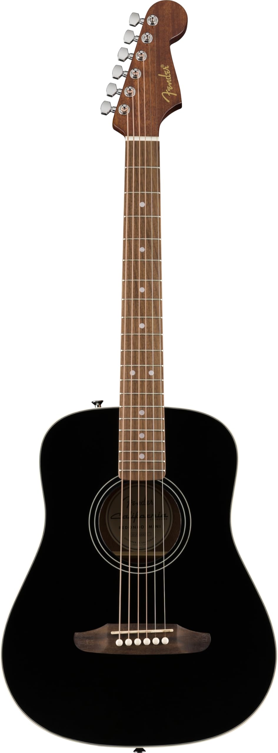 Fender California Standard Redondo™ Mini guitare acoustique avec sac, housse de protection, Noire