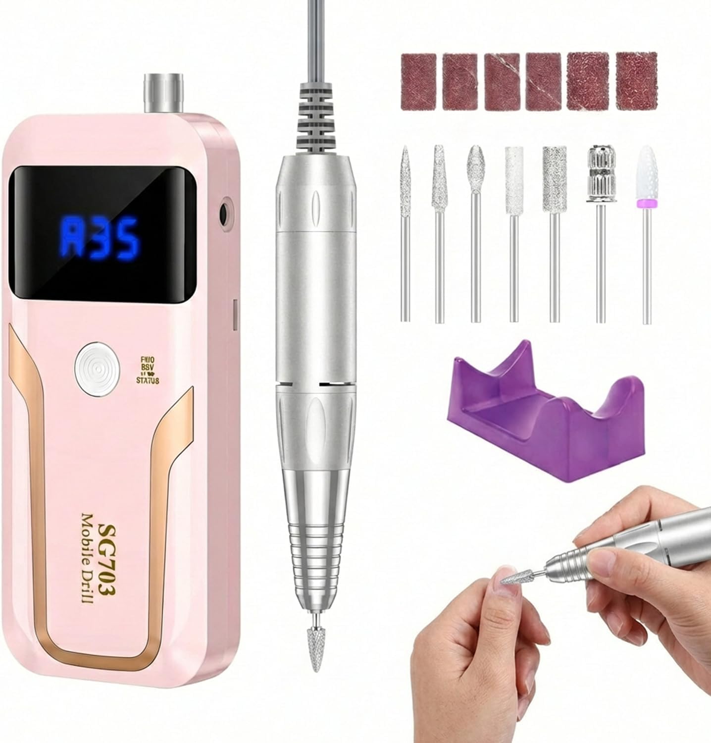 Electric Nail Drill, Portable Nail Drill Profal 35000 R