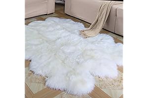 Champlus Genuine Australian Sheepskin Rug 5x7 ft