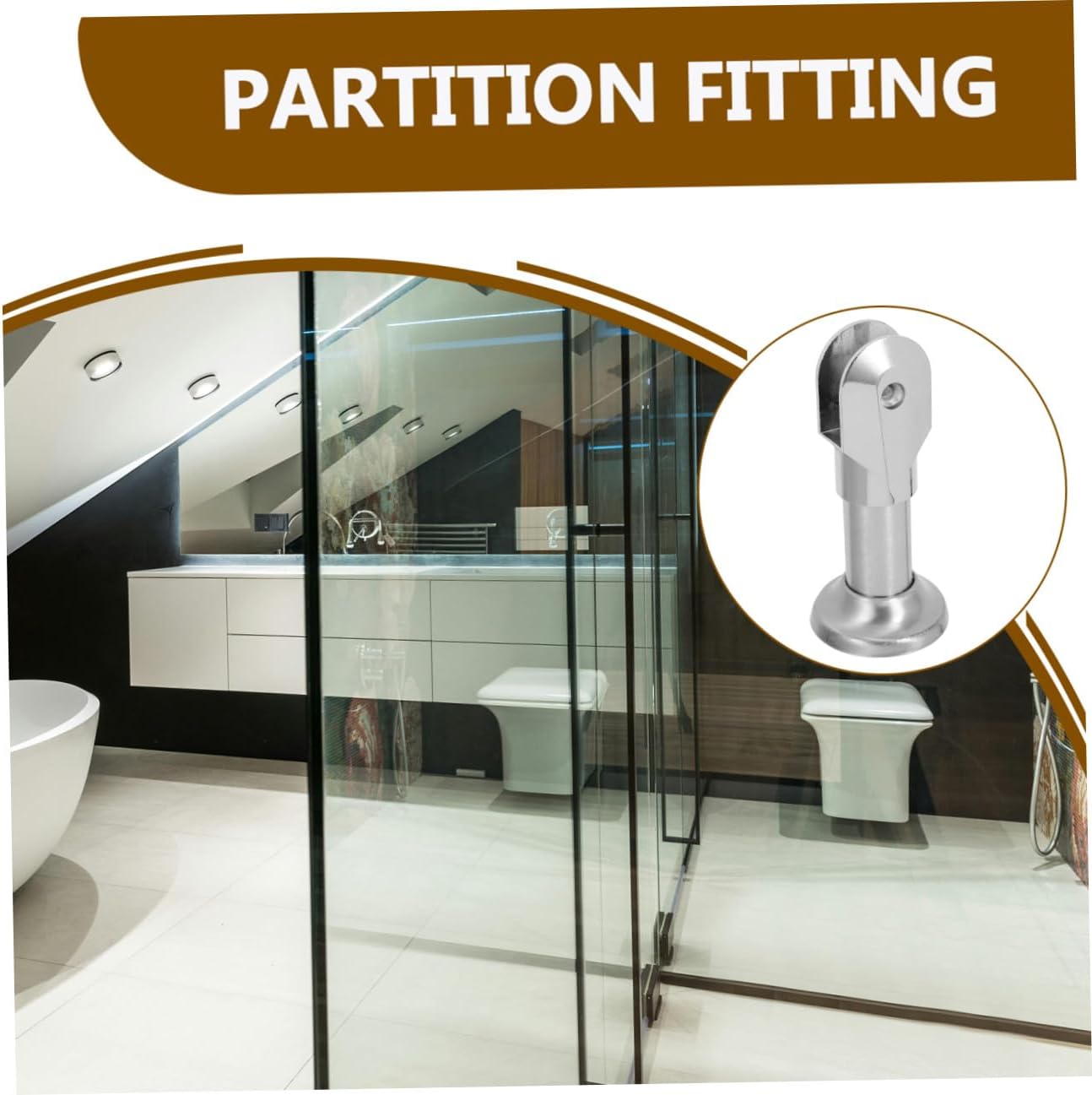 Public Restroom Partition Foot Support Foot Accessory Toilet Support Holder