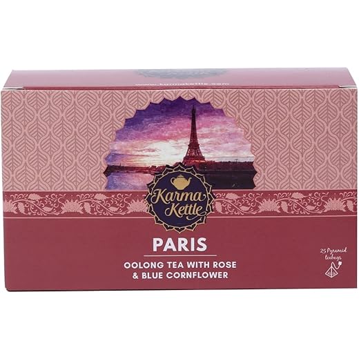 Karma Kettle Paris Rose Oolong Tea 25 Teabags