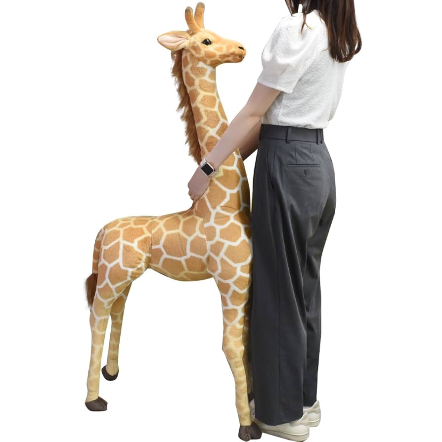 希少サイズ　巨大　きりん　ぬいぐるみ　cute キリン ぬいぐるみ 大きい かわいい 動物園 お土産 キュート販売