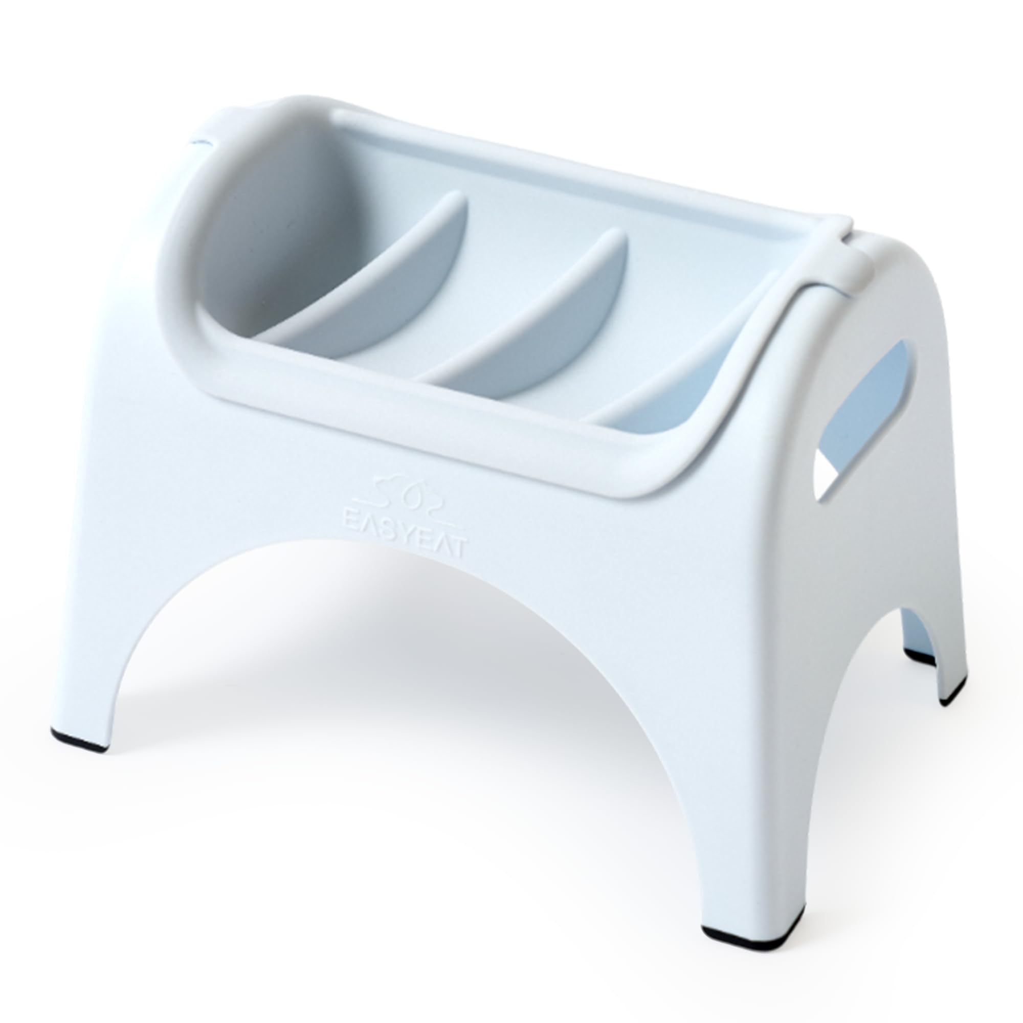 The Premium Dog Feeding Station Perfect for Small to Medium Sized Pets Raised Dog Bowl with a Beautiful, Curved Design –Elevated bowl for better digestion, Slow feeder (Powder Blue)