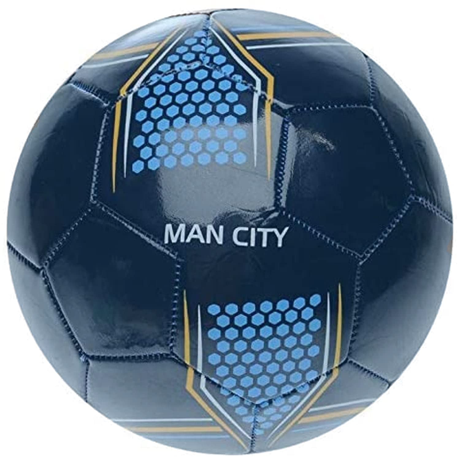 Ballon De Football Manchester City Velocity Taille 5 - Design Officiel Bleu