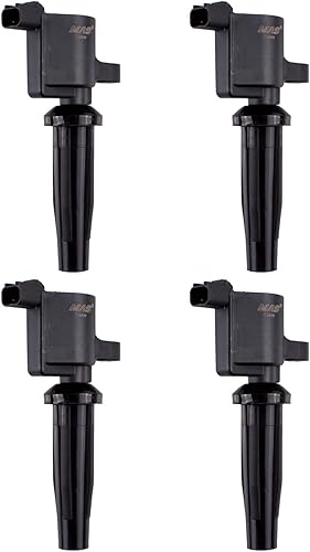 MAS Juego de 4 bobinas de encendido compatibles con Ford Mzda Mercury Escape Focus Tribute Mariner 2.0L 2.3L DOHC Reemplazo para FD505 DG501 DG504