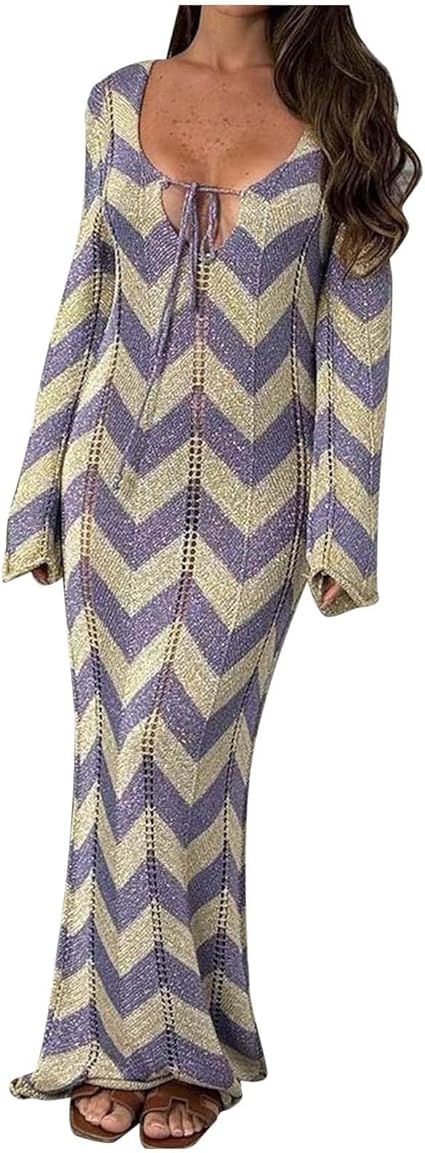 Jupe De Plage Crochet Style Boho Sexy Ajourée Ourlet à Franges Tunique