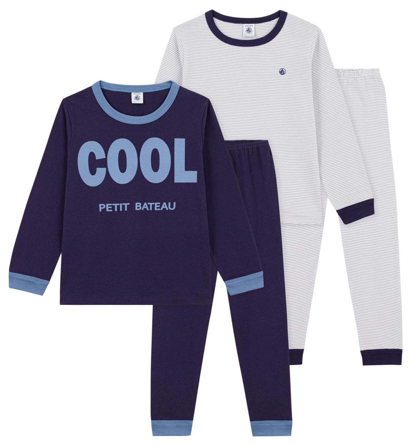 Petit Bateau Set di Pigiami per Bambini in Cotone Stampato, 6A, Variante 1