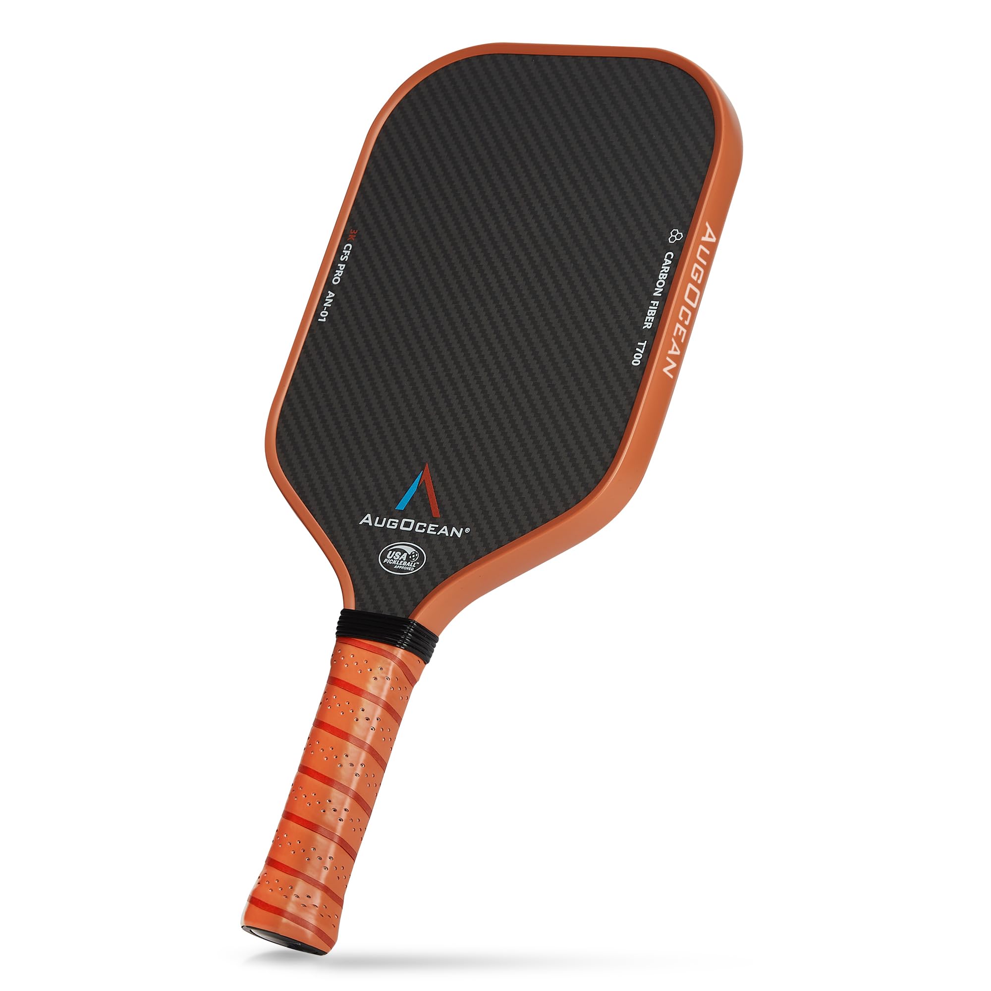 Pickleball-Paddel, 2025 Kohlefaser-Pickleball-Paddel, 3K-Rohkohlefaser-Oberfläche mit hoher Körnung und Spin, T700SC-Schläger mit hoher Leistungskontrolle und Balance, USAPA-genehmigt