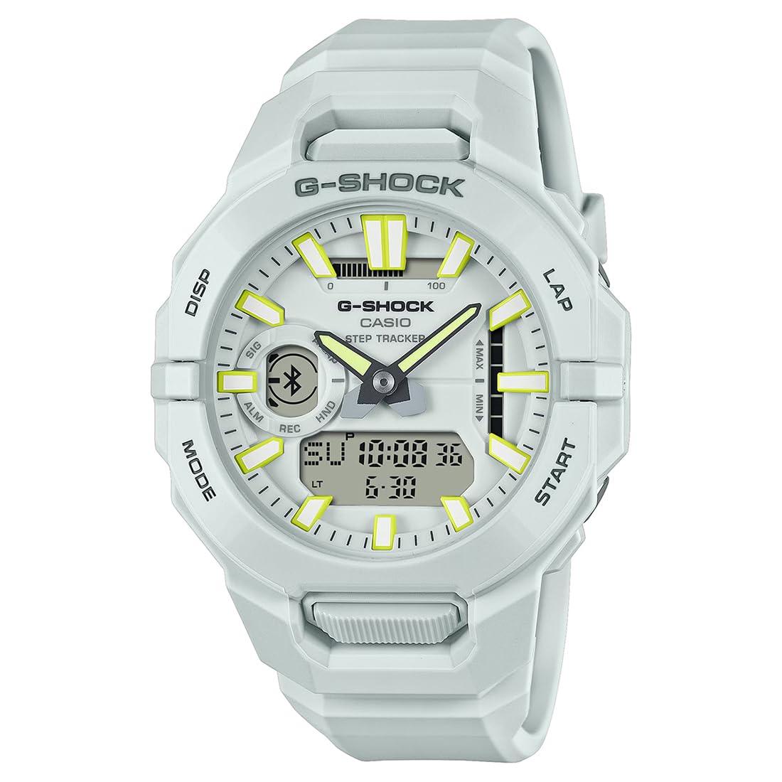 G-SHOCK 白 Buy Casio G-Shock GBA-950-7ADR Bluetooth Analog-Digital White Dial