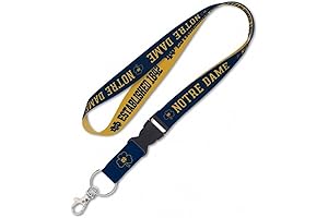 Wincraft NCAA Notre Dame 31221010 Lanyard with Detachable Buckle, 3/4": Official Notre Dame Gear