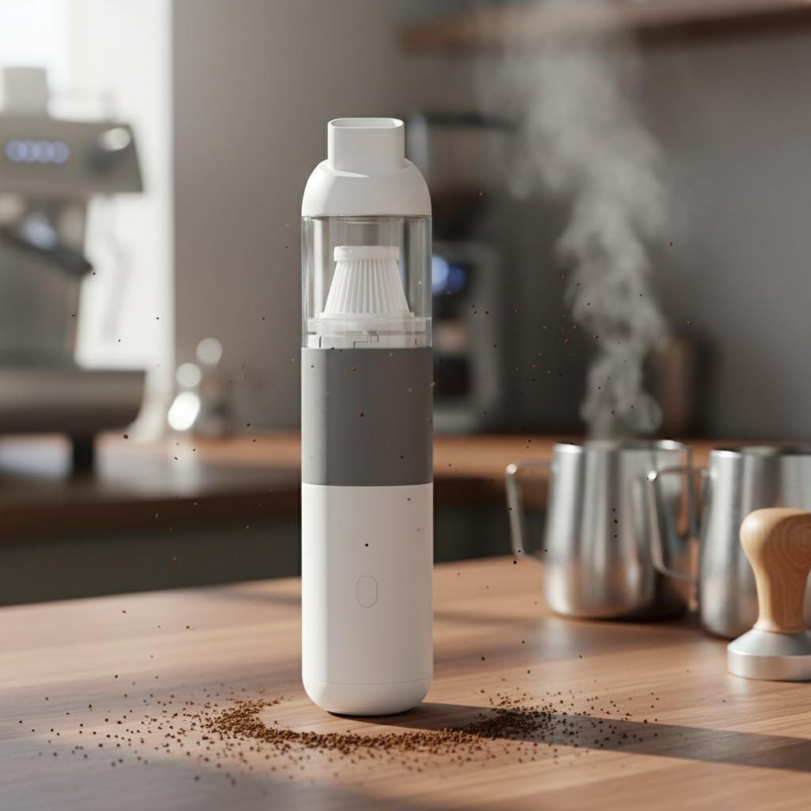 Aspiratore Ricaricabile Compatto Leggero Mini Aspirapolvere Senza Fili Aspirapolvere da Scrivania Ricaricabile per Bar, Caffetteria, Cucina