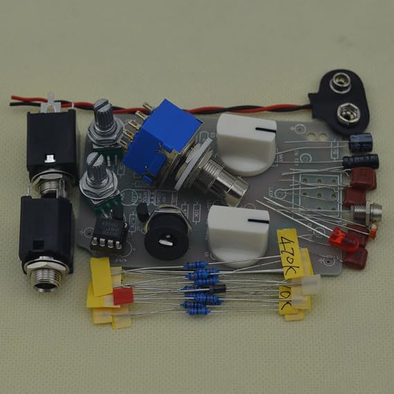 DIY Compressor Effect Pedal All Kits With 1590B Black