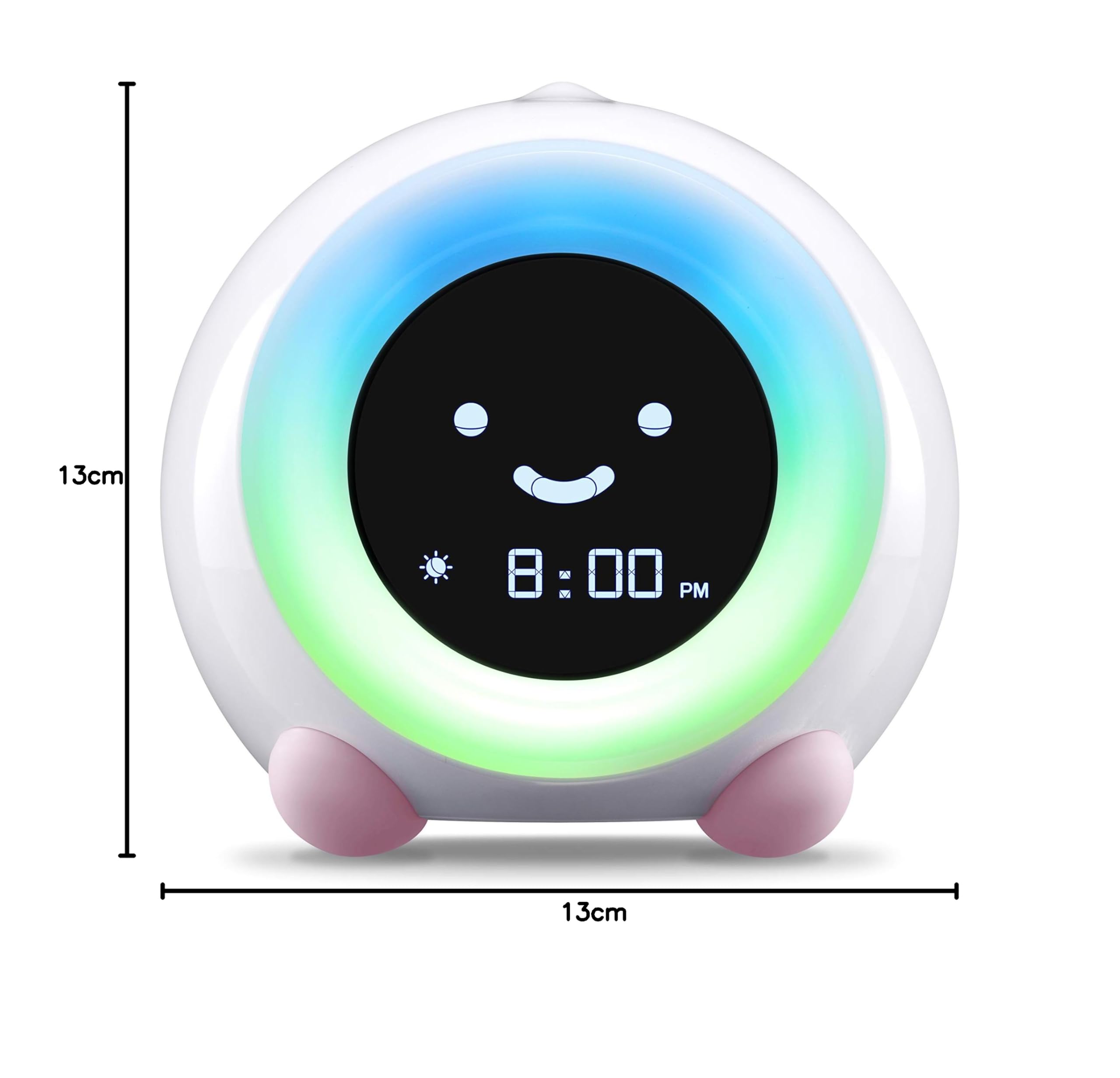LittleHippo Mella Ready to Rise - Macchina per addormentare, luce notturna e suono per bambini, colore: Rosa